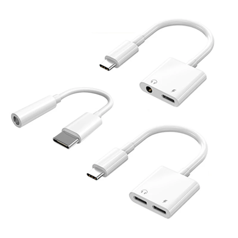 Адаптер для наушников и зарядного устройства 2 в 1 USB C на 3 5 мм Jack аудио адаптер Samsung