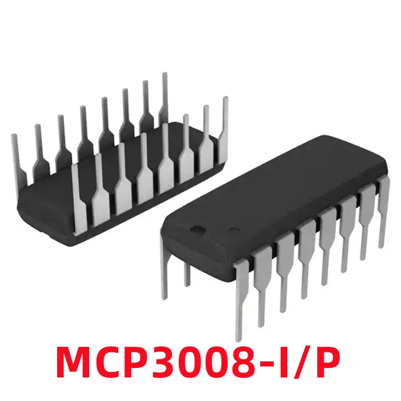 Оригинальный новый оригинальный адаптер DIP-16 MCP3008-I IC A/D, с прямой штепсельной вилкой, 1 шт.