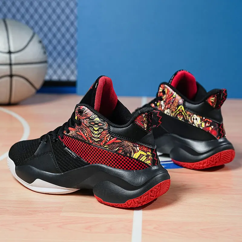 Basketball Shoes for Men and Women 2022 Professional Fly Woven Light Breathable Wear-resistant Training Shoes Brand Designer