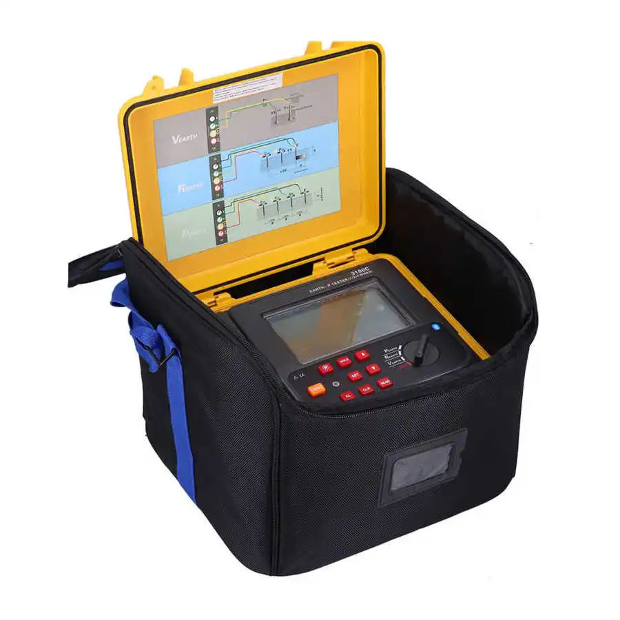 

ETCR3100C Earth Resistance Meter Soil Resistivity Multimeter Short Circuit Tester 0.00-30.00kΩ Soil Resistivity 0.00-9000kΩ