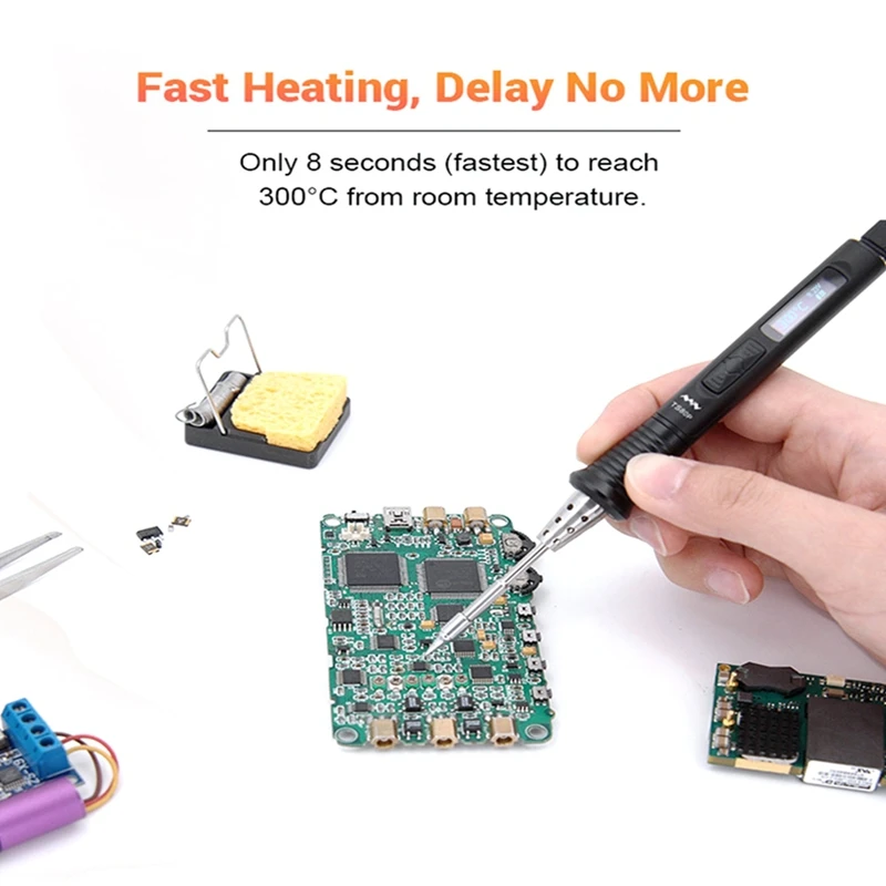 MINIWARE TS80P умный паяльник PD QC паяльная станция Cautin портативное сварочное