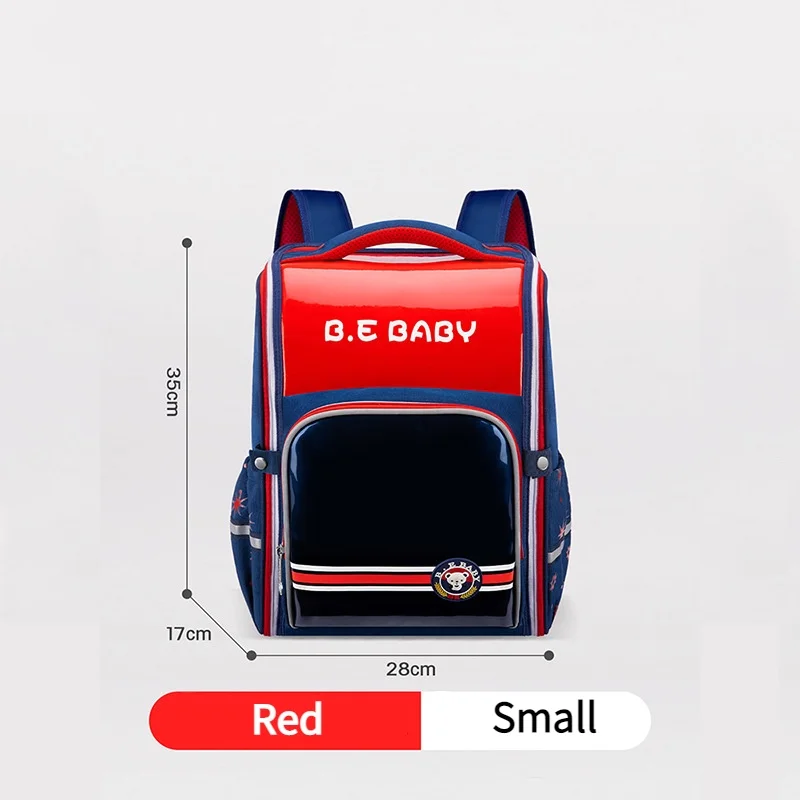 British Style Grade 1-3-6 Girl Boy Waterproof Schoolbags for Students New Children Fashion Panelled Backpacks Large Capacity Hot