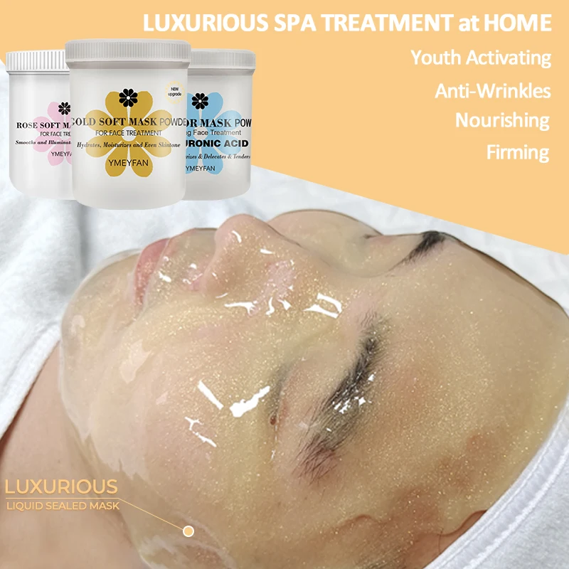 Отбеливающая розовая коллагеновая Гиалуроновая кислота самодельная маска для