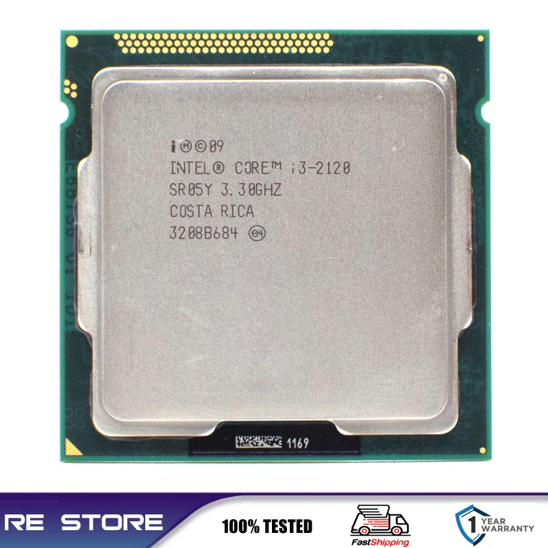 Процессор Intel Core i3 2120 б/у 3 ГГц МБ кэш два ядра разъем 1155 65 Вт |