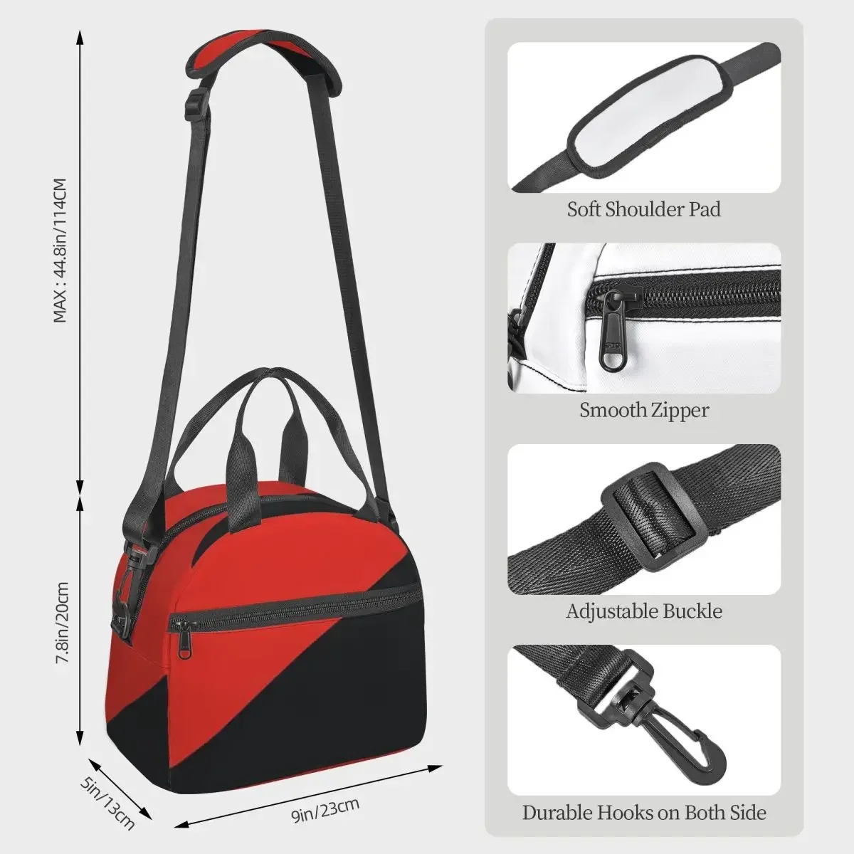 Фото Термосумка Anarchyflag для обедов, изолированная, для детей, школьная, переносная, для ланч-боксов №2