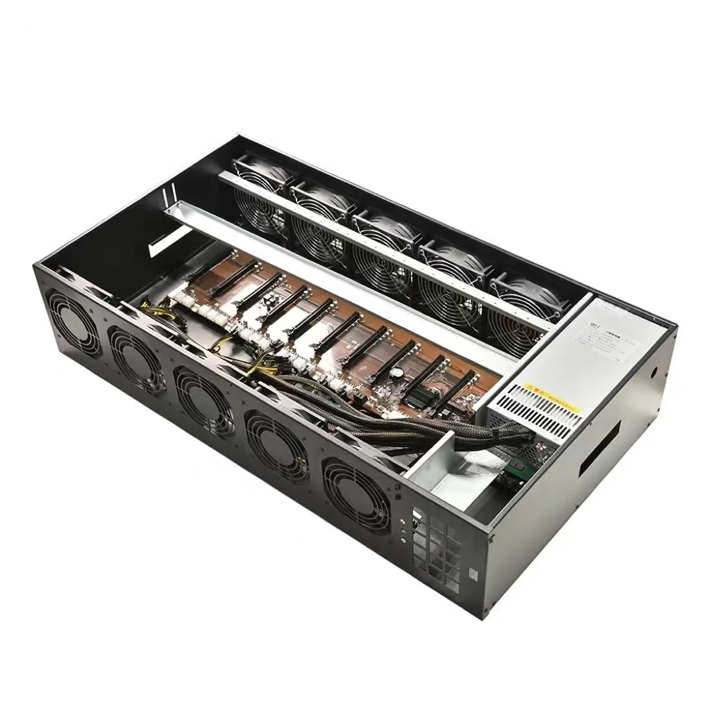 

12 Gpu Server Case Computer Gpu Case Rtx 3090 Graphic Cards 8 12 Gpu Case Frame Server With Motherboard With Power Supply