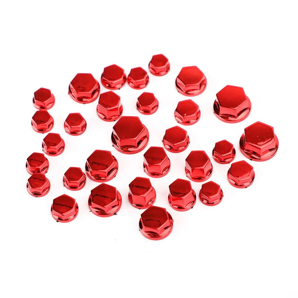 

Hexagon Socket Screw Covers Scooter 30pcs/Set ABS Plastic Bolt Nut Cap