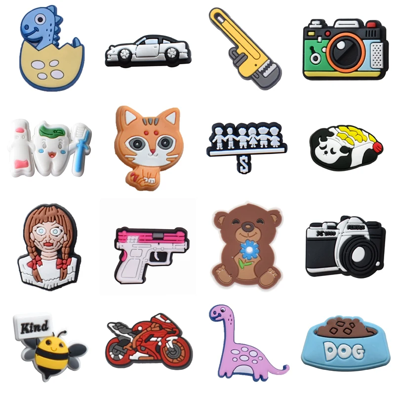 

Set Jeans Decorations for Croc Girl Gifts Packs Wholesale Bulk Kids Shoe Charms Para Pins Boy Women Charm Shoes Accessories Men