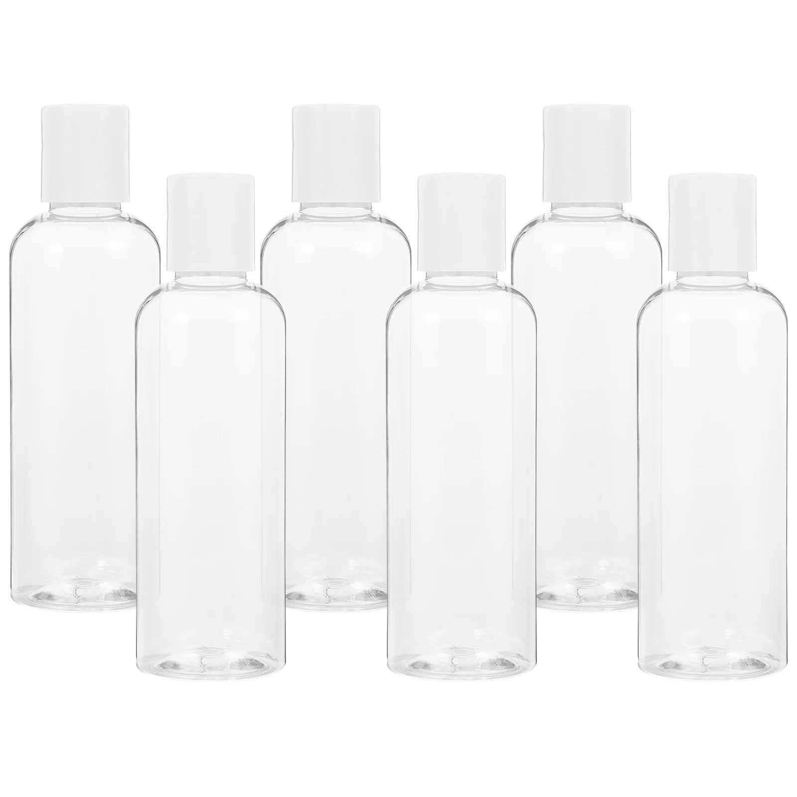 

6pcs Travel Bottles Toiletries Storage Containers Plastic Bottles for Shampoo Lotion(100ml)