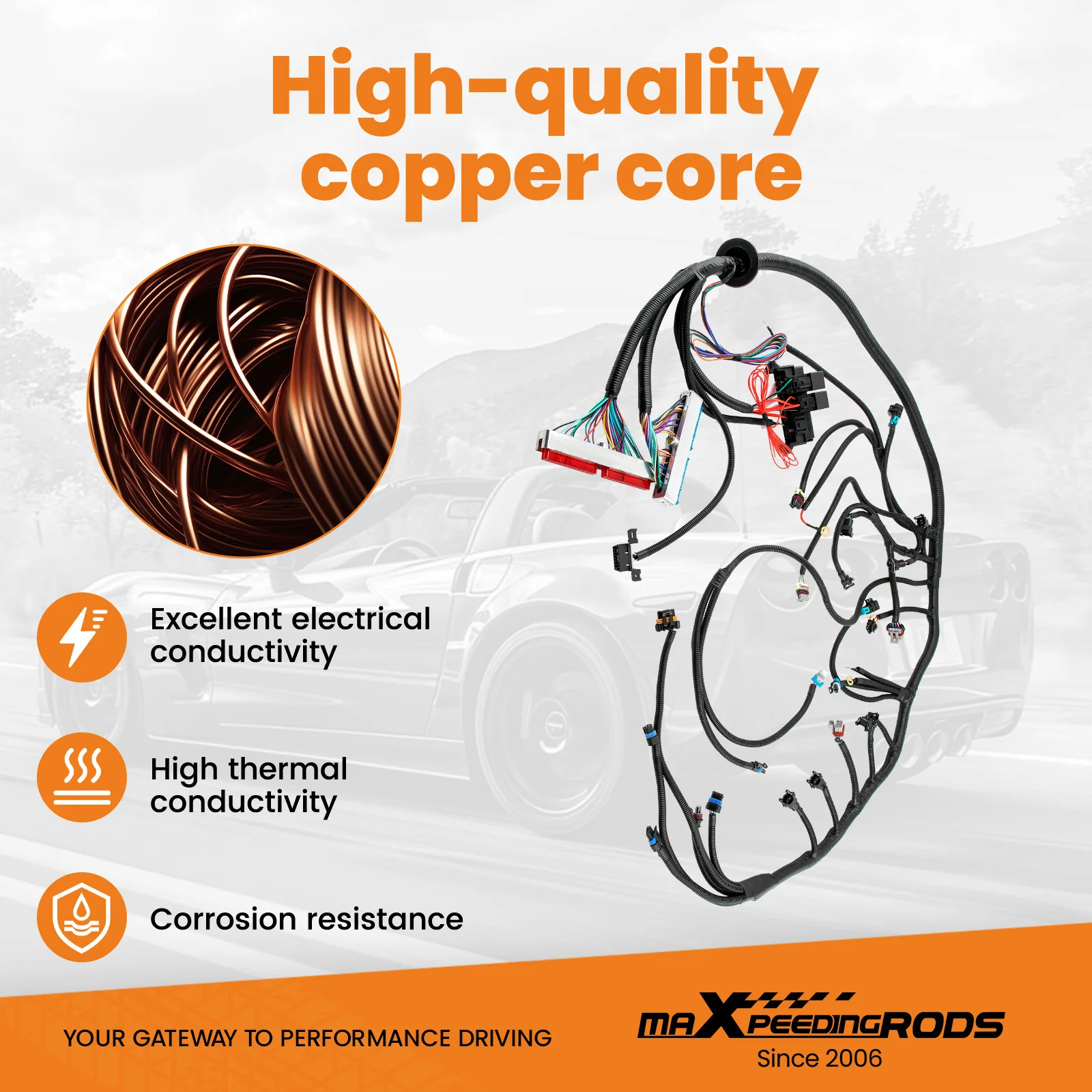 Высококачественный автономный жгут проводов для Ls Truck 99-06 W/ T56 Th350 Th400 700r4 1997-06