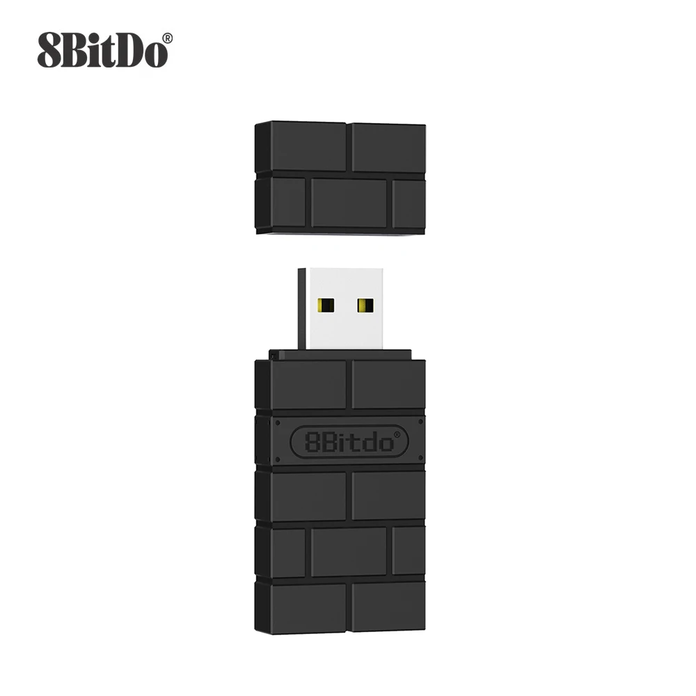  8Bitdo USB Беспроводной адаптер для контроллеров Wireless Bluetooth Adapter 2 Receiver for Windows Mac Nintendo Switch PS1 for PS3 PS4 PS5 Controller 