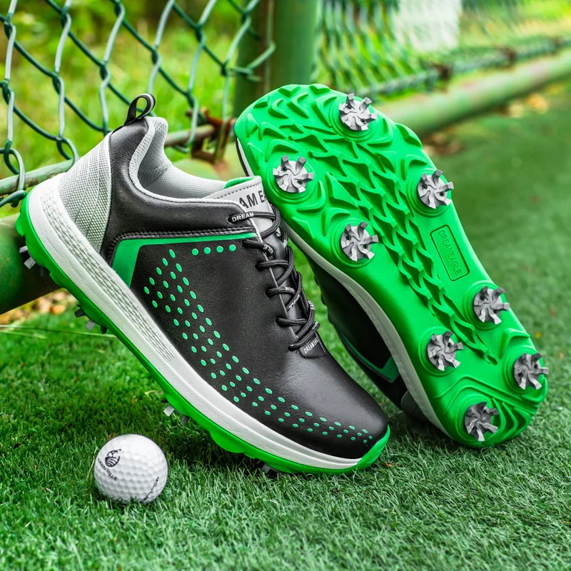 Men Big Size 39-48 Golf Shoes Spikes Outdoor Professional Non-Slip Training Sneakers Comfortable Waterproof Luxury Walking Shoes
