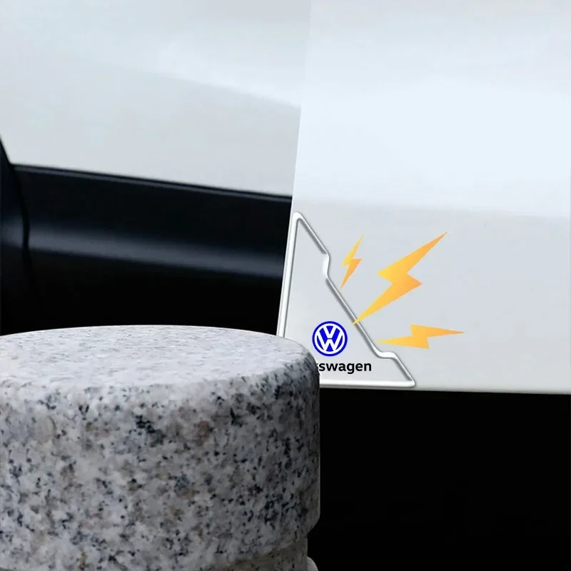 2 шт. прозрачная угловая крышка двери автомобиля защитная наклейка от царапин для