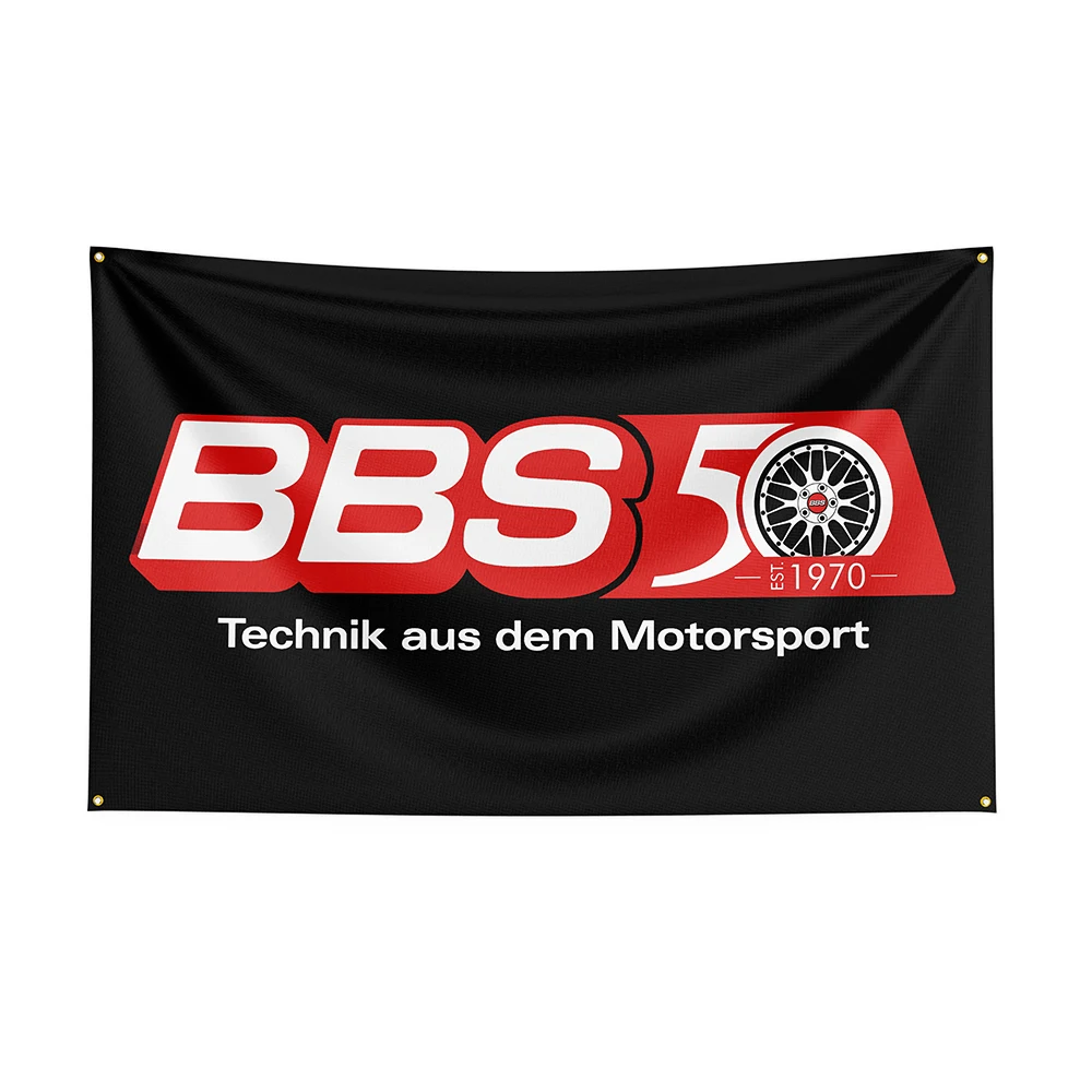 

90x50cm BBS Flag Polyester Printed Racing Car Banner For Decor ft Flag Decor,flag Decoration Banner Flag Banner