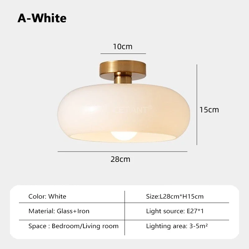 

DARHYN Подвесной светильник из стекла оранжевый/белый