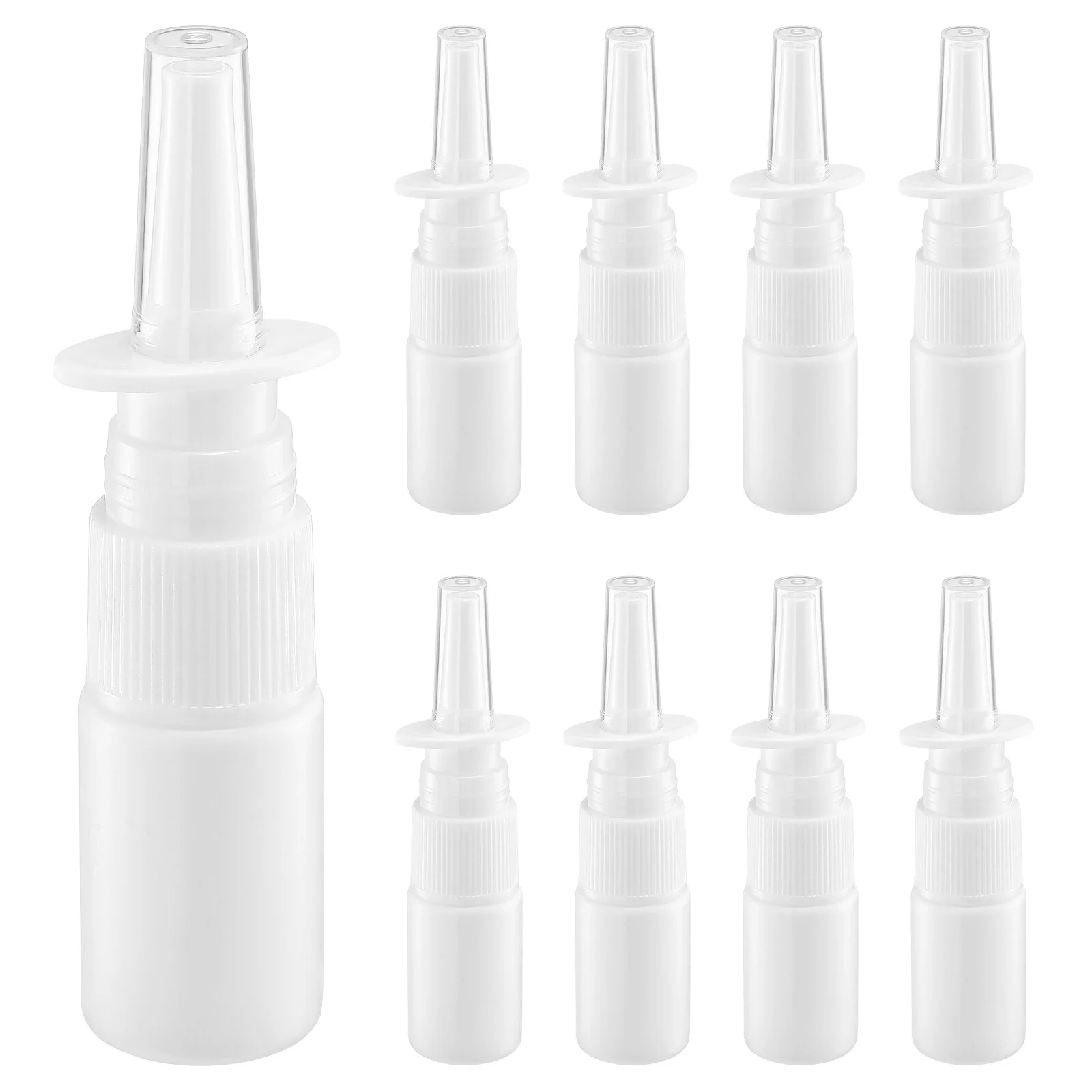 

20 Pcs Pump Mist Spray Bottle Nasal Empty Fine Sprayer Plastic Bottles Mister Detergent