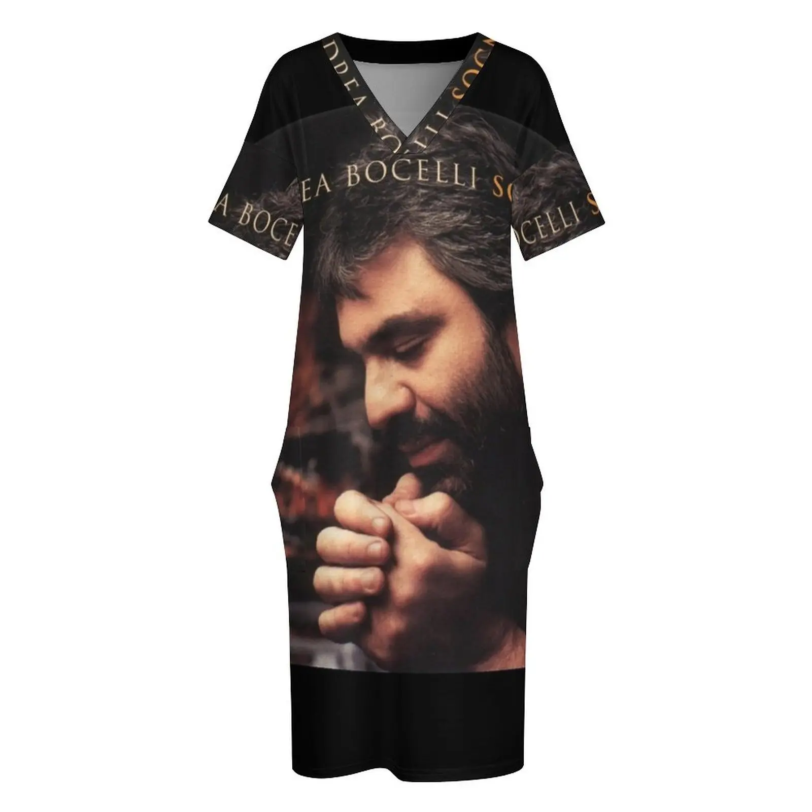 Andrea Bocelli sogno Свободное платье с карманами Платье феи на день рождения для женщин