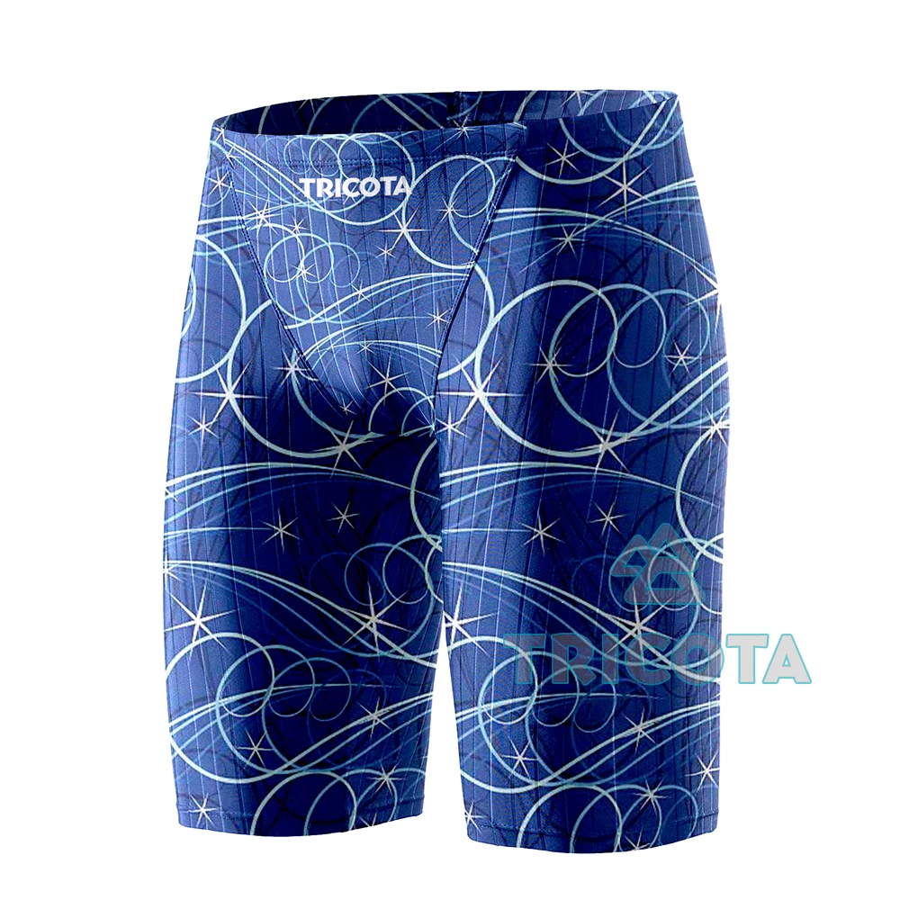 Rash Men Swim Jammer Swimwear Durable Athletic Training Endurance Swimming Trunks Summer Beach Pants Breathable Surfing Shorts
