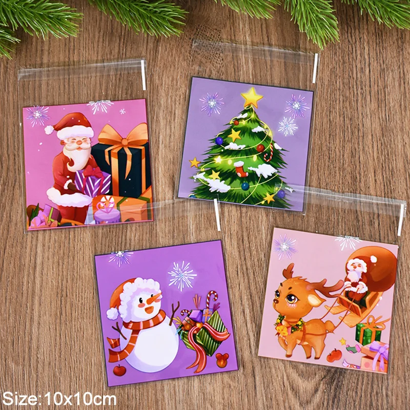 

Рождественские пакеты для подарков ZQNYCY (100 шт.)