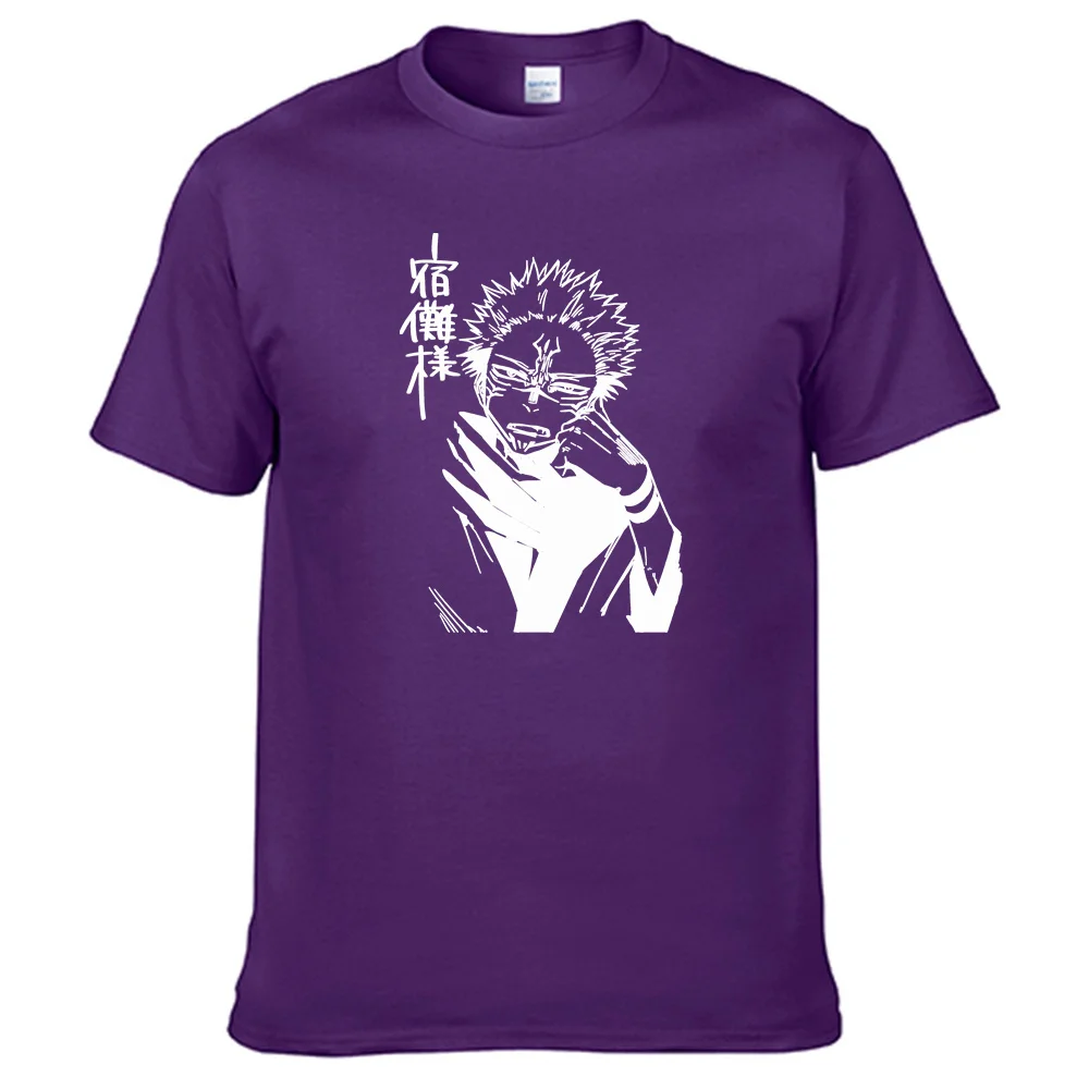 Мужская футболка в стиле Харадзюку унисекс с принтом ююютсу Kaisen Повседневная