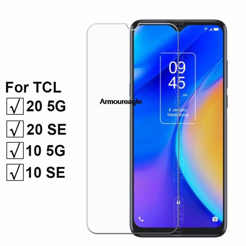 Защитное стекло 3-1 шт. для vidrio tcl 20 10 5g, защита экрана, закаленное стекло для tcl 10 tcl20 se 20se, защитная пленка для телефона