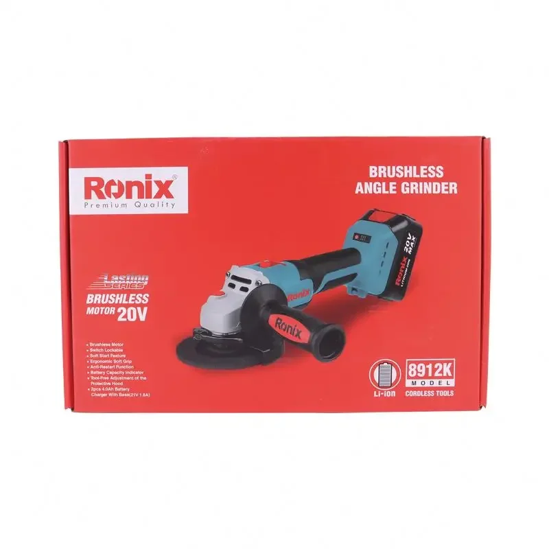 Ronix 8912K профессиональная электрическая угловая шлифовальная машина 115 мм 8500