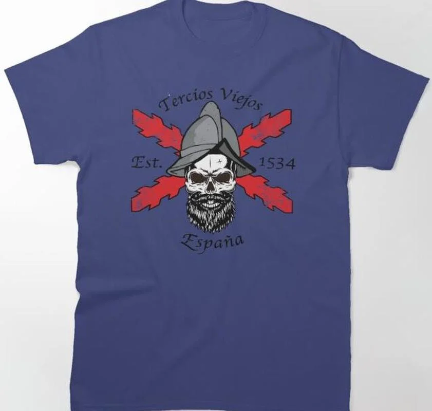 

THIRD OF SPAIN -TERCIOS DE ESPAÑA Men T-Shirt Short Sleeve Casual 100% Cotton Shirts Size S-3Xl