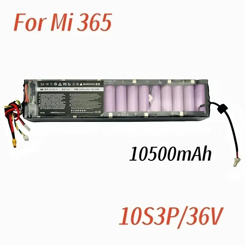 Фото Оригинальный аккумулятор MKEPA 36В 10500мАч 10S3P для Xiaomi/LiPega M365 M356 Pro, специальный аккумуляторный блок 36В Li-ion 10500мАч №2