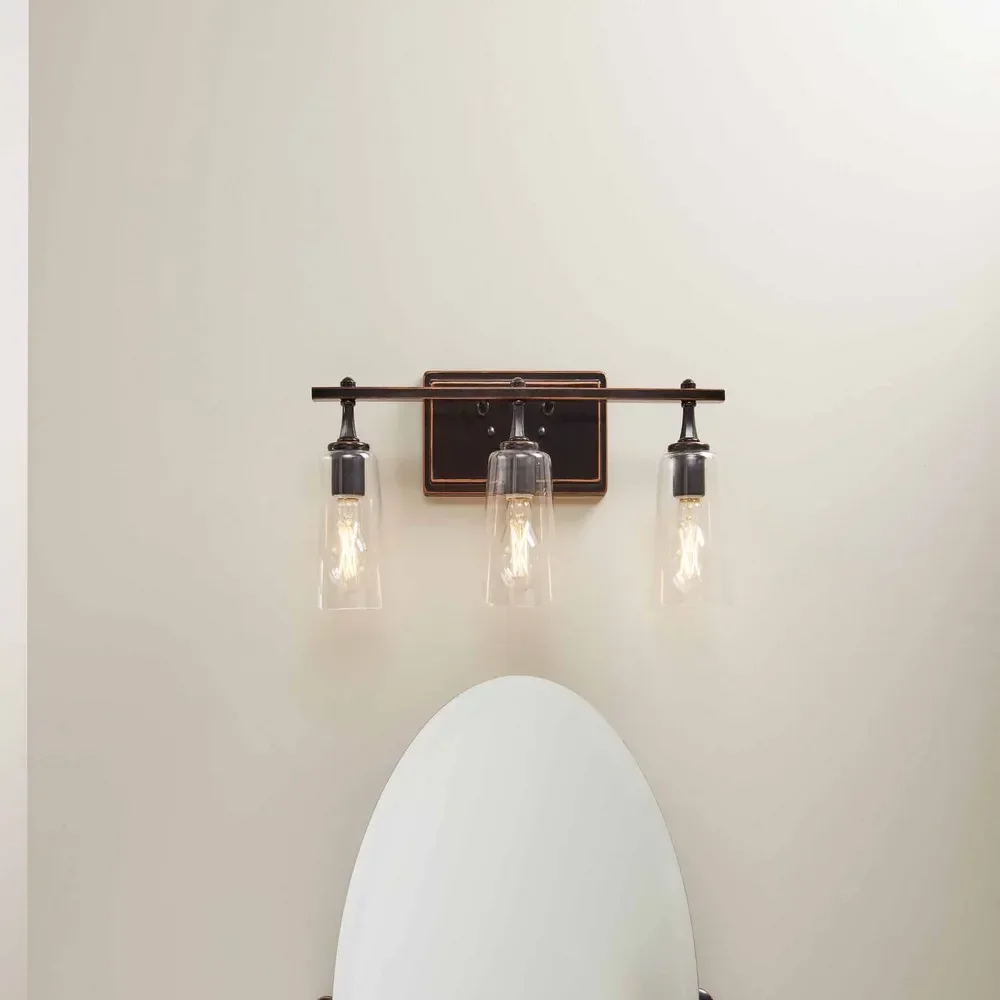 

Indoor 3- Light Vanity, Bronze Color, 5.94 inch Width