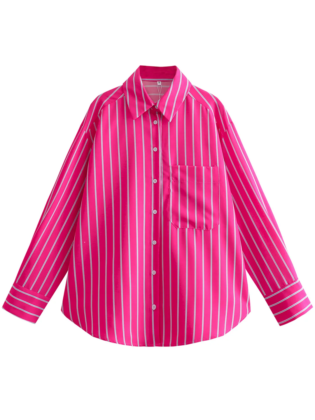 Рубашки для женщин рубашка в полоску оверсайз женские топы коллекция 2024 года