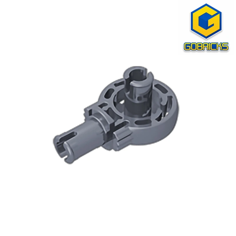

Gobricks GDS-1091 Technical Rotation Joint Ball Loop with Two Perpendicular Pins with Friction compatible with lego 47455