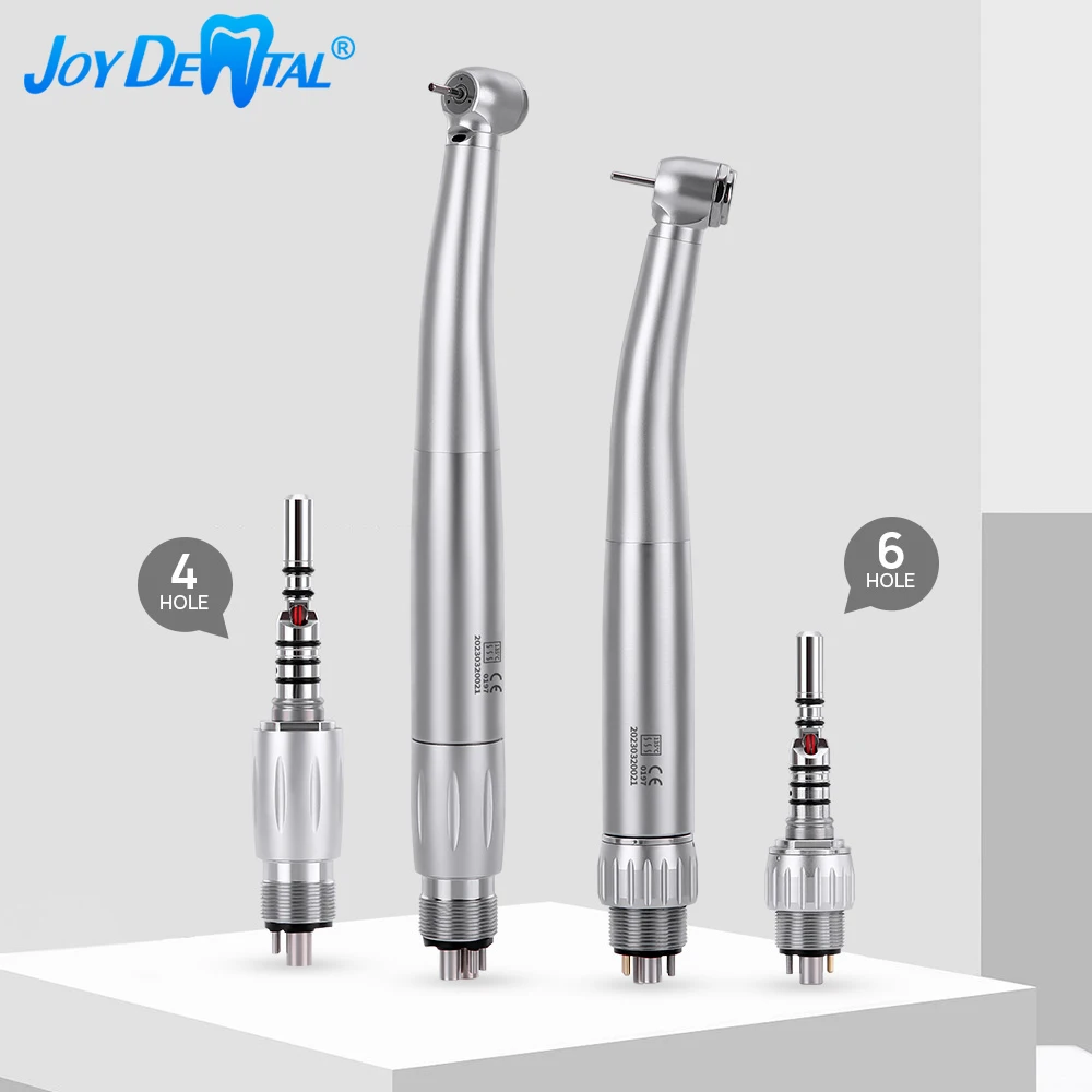

JOY DENTAL ручной стоматологический высокоскоростной наконечник из оптического волокна с 6 отверстиями, быстроразъемный, подходит для NSK 3, стандарт распыления