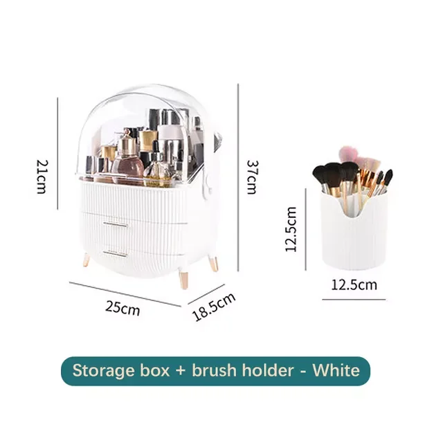 

2023NEW Big Capacity Cosmetic Storage Box Waterproof Dustproof Bathroom Desktop Beauty Makeup Organizer Skin Care Storage Drawer