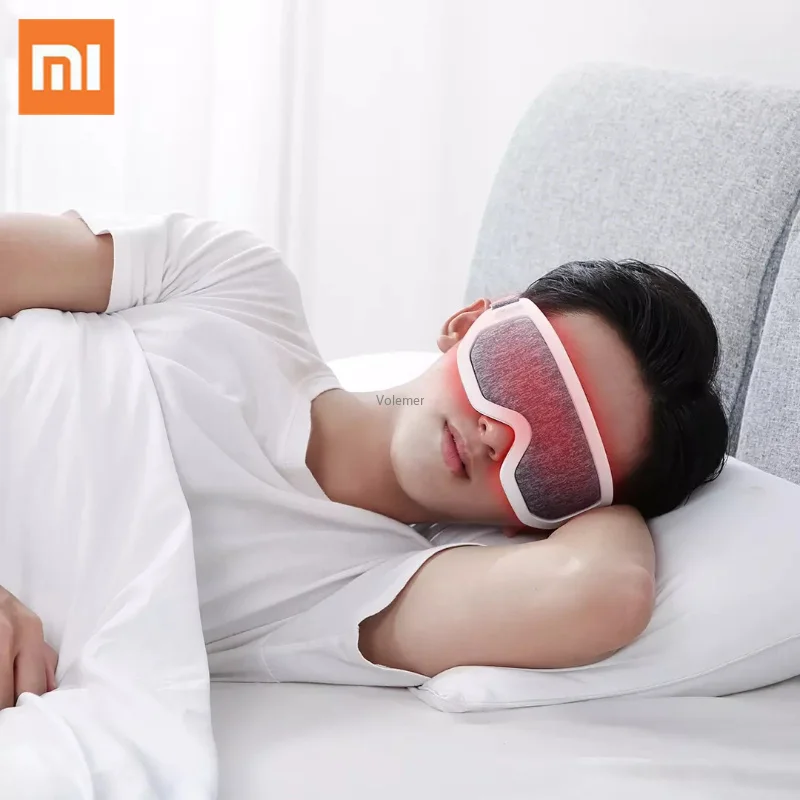 

New Xiaomi Youpin Graphene Hot Compress Sleep Aid Blindfold Infrared Hot Compress Magnetic Charging All Black Shading Eye Mask