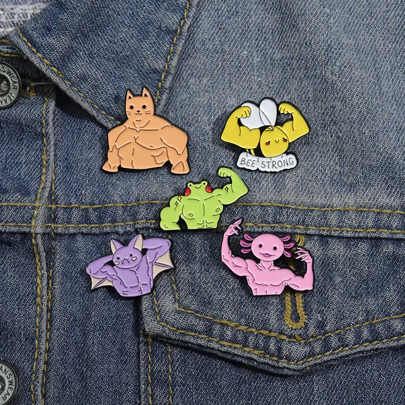 Модные ювелирные изделия из сплава с животными креативная брошь в виде