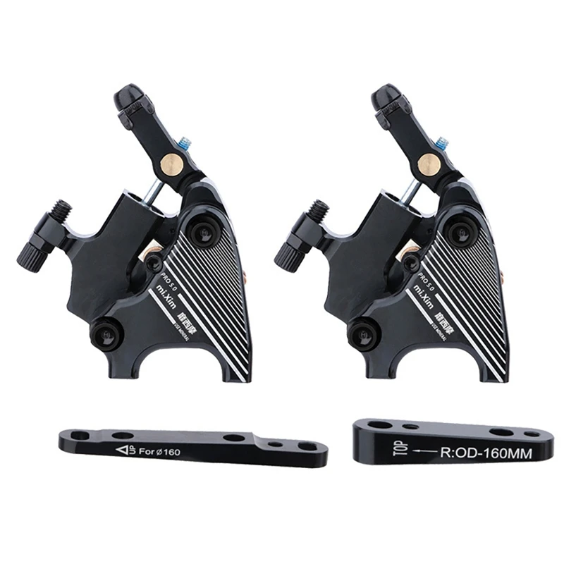 

New Hot Mi.Xim Bike Disc Brake Kit Bicycle Brakes Caliper Front And Rear Road Bike Disc Brake For Mountain Road Folding Bike BMX