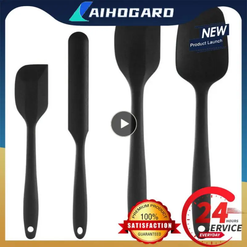 

Антипригарный шпатель из пищевого силикона, кухонный миксер, миксер для выпечки, инструмент для выпечки тортов