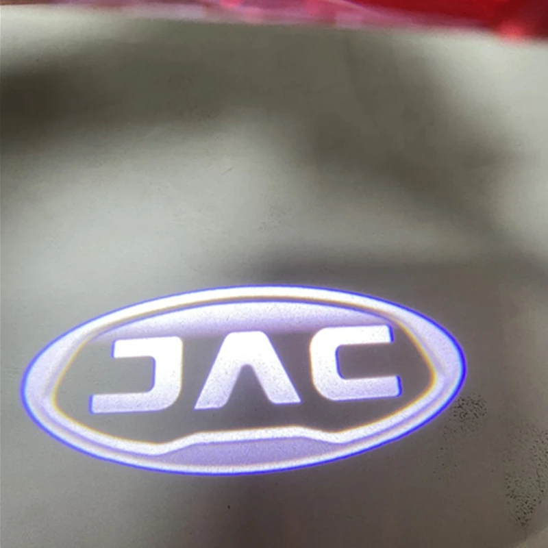 

2Pcs Car Lamps Accessory LED Auto Logo Projector Door Welcome Lights For JAC Refine S3 s5 A30 a13 T6 t8 m4 M2 R3 Interior Parts