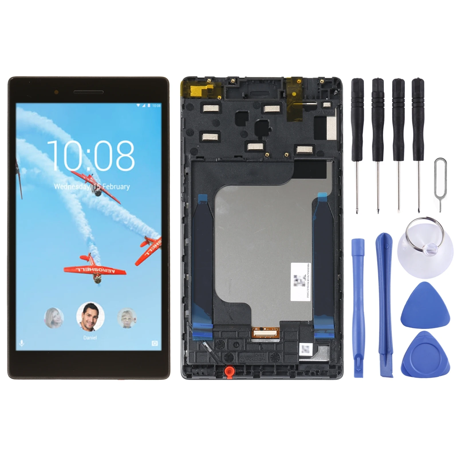 

Original LCD Screen And Digitizer Full Assembly with Frame For Lenovo Tab 7 Essential TB-7304X TB-7304F TB-7304i TB-7304