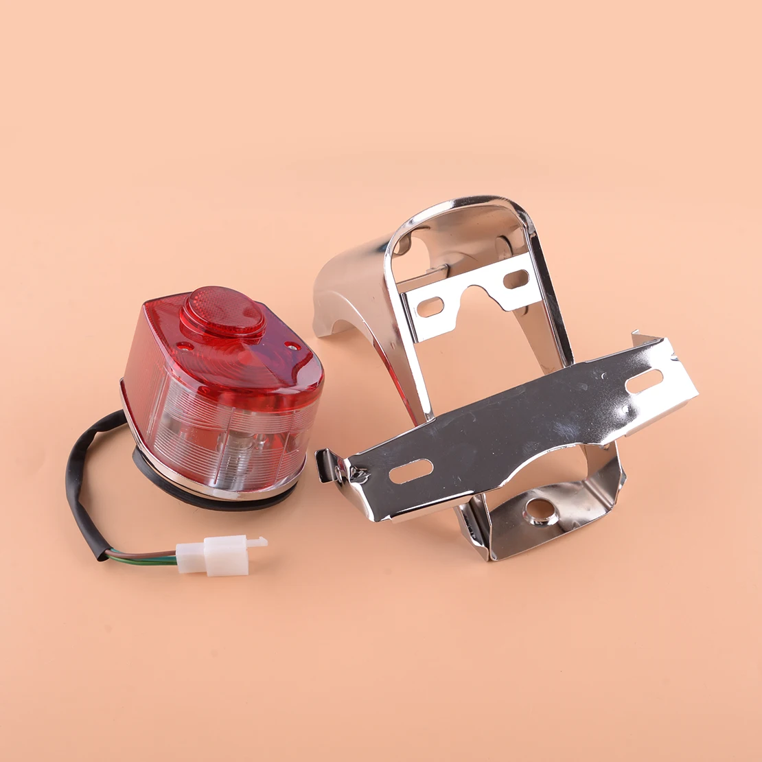 Задний стоп-сигнал для мотоцикла с крепежным кронштейном подходит для Honda ST70 DAX ST50 ST90 CT50 CT70