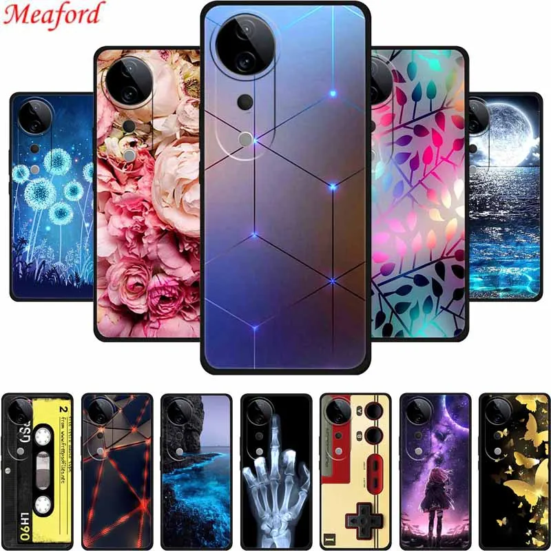 ДЛЯ Vivo T3 Ultra чехол 6 78 "Популярная черная силиконовая Мягкая задняя крышка для