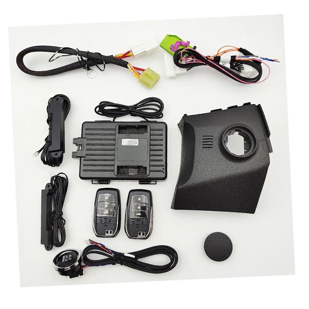 Для Toyota Corolla 2014-2018 обновленный дистанционный автомобильный вход без ключа, запуск двигателя, сигнализация, кнопка управления через приложение для мобильного телефона