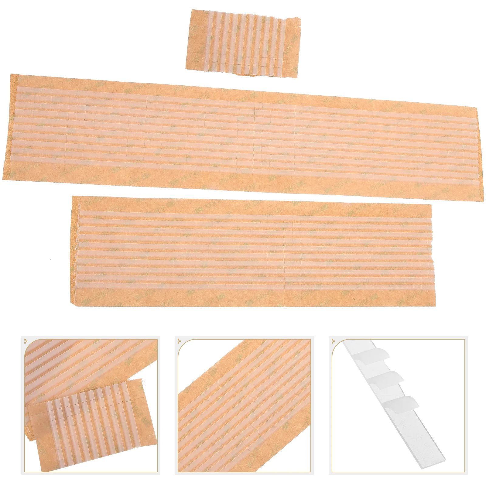 

100 Pcs Clothes Hangers Grip Strips Clothing Set Anti-skid Adhesive Grips Silica Gel Silicone Non-skid