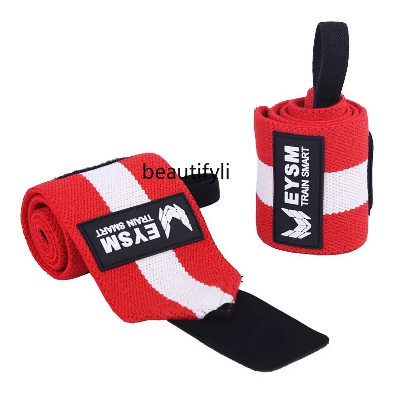 

Wristband Men's Fitness Wrist Strength Training Bench Press Sheath Anti-Sprain Wrist Exercise Booster Stripe