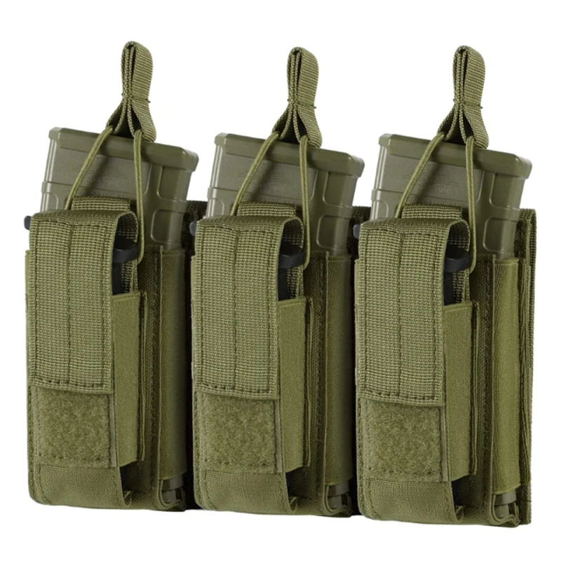 

Tactical Molle Magazine Pouch Holder Open Top Single Double Triple Rifle Pistol Mag Carrier for M4 M16 AK AR Glock M1911 9mm