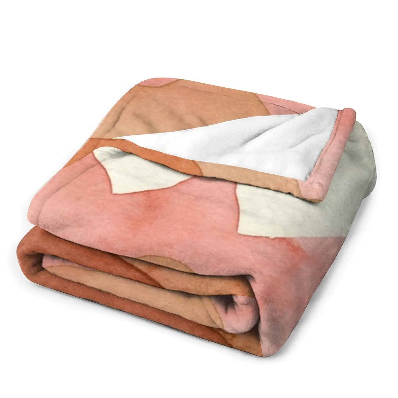 Горы в оранжевом коричневом цвете одеяло одеяла и