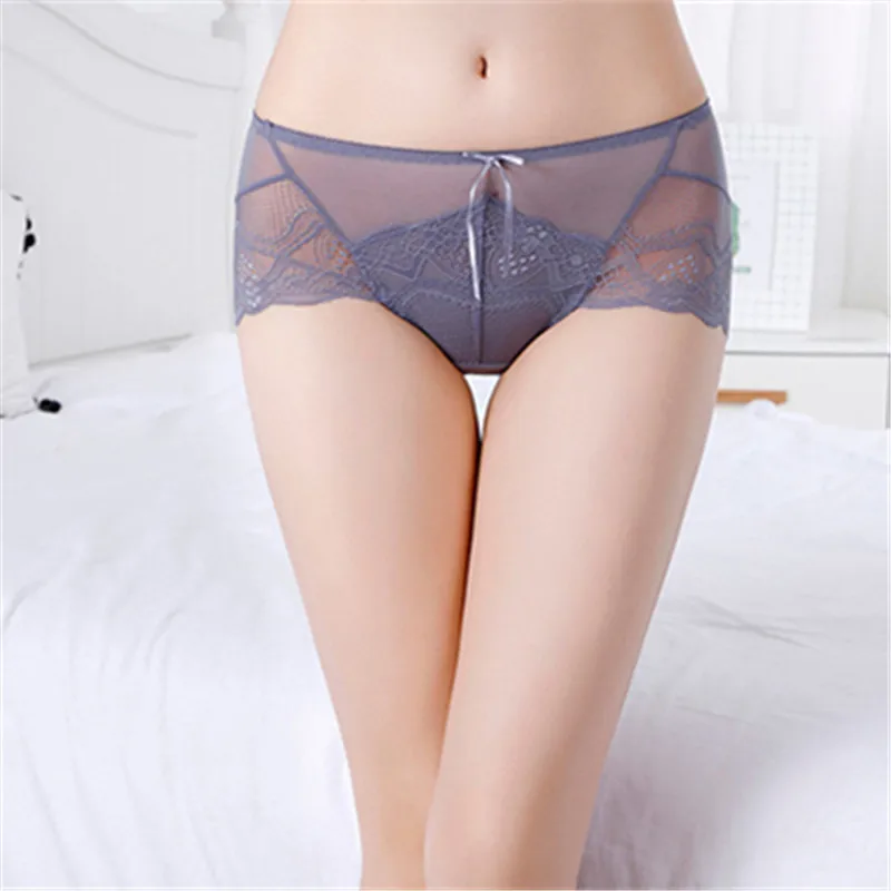 

Женские трусики, нижнее белье, кружевное привлекательное кружевное прозрачное бесшовное треугольное женское нижнее белье из нейлона со ср...