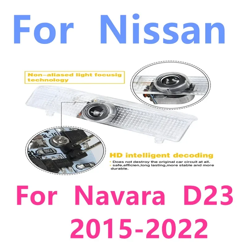 2 шт. аксессуары для автомобильных дверей Nissan Navara D23 2015-2022 2016 2017 2018 2019 2020