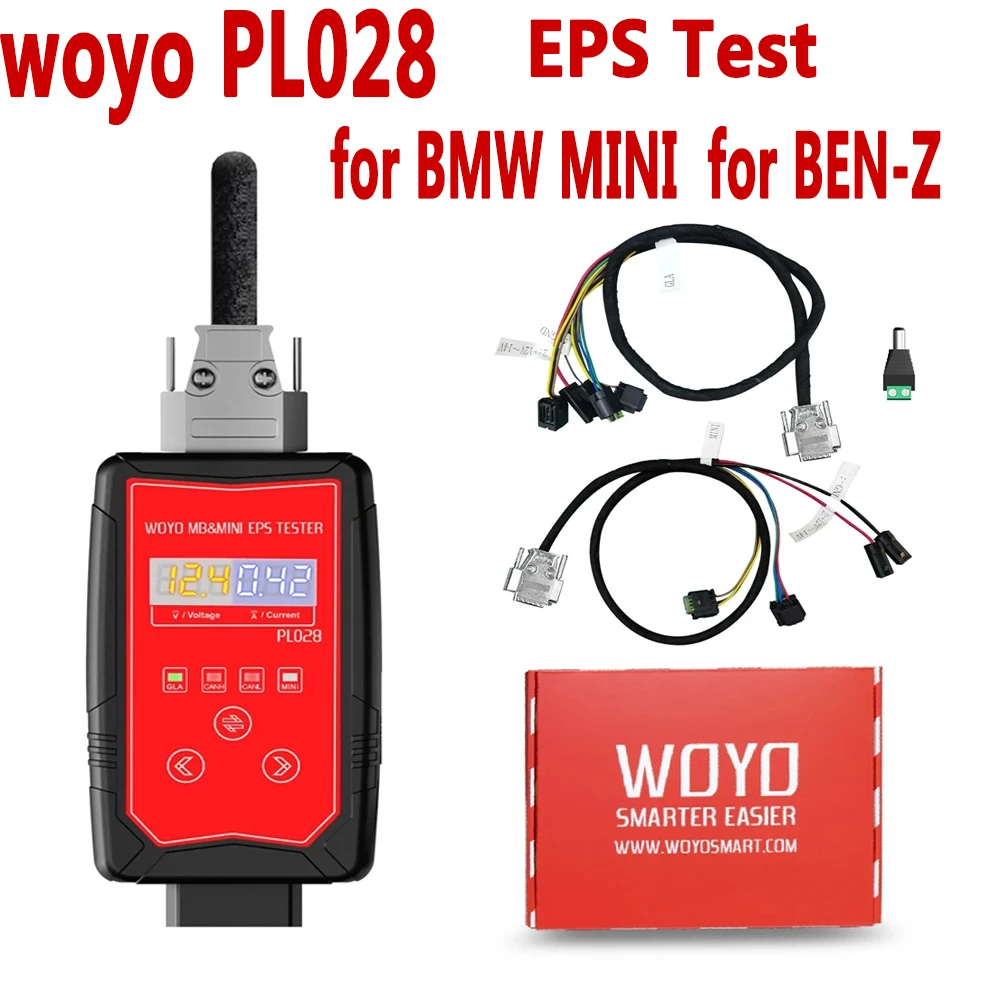 Тестер EPS PL028 WOYO для Ben-z BM-W MINI Рулевое колесо EP S Test Car Diag Инструмент Симулятор