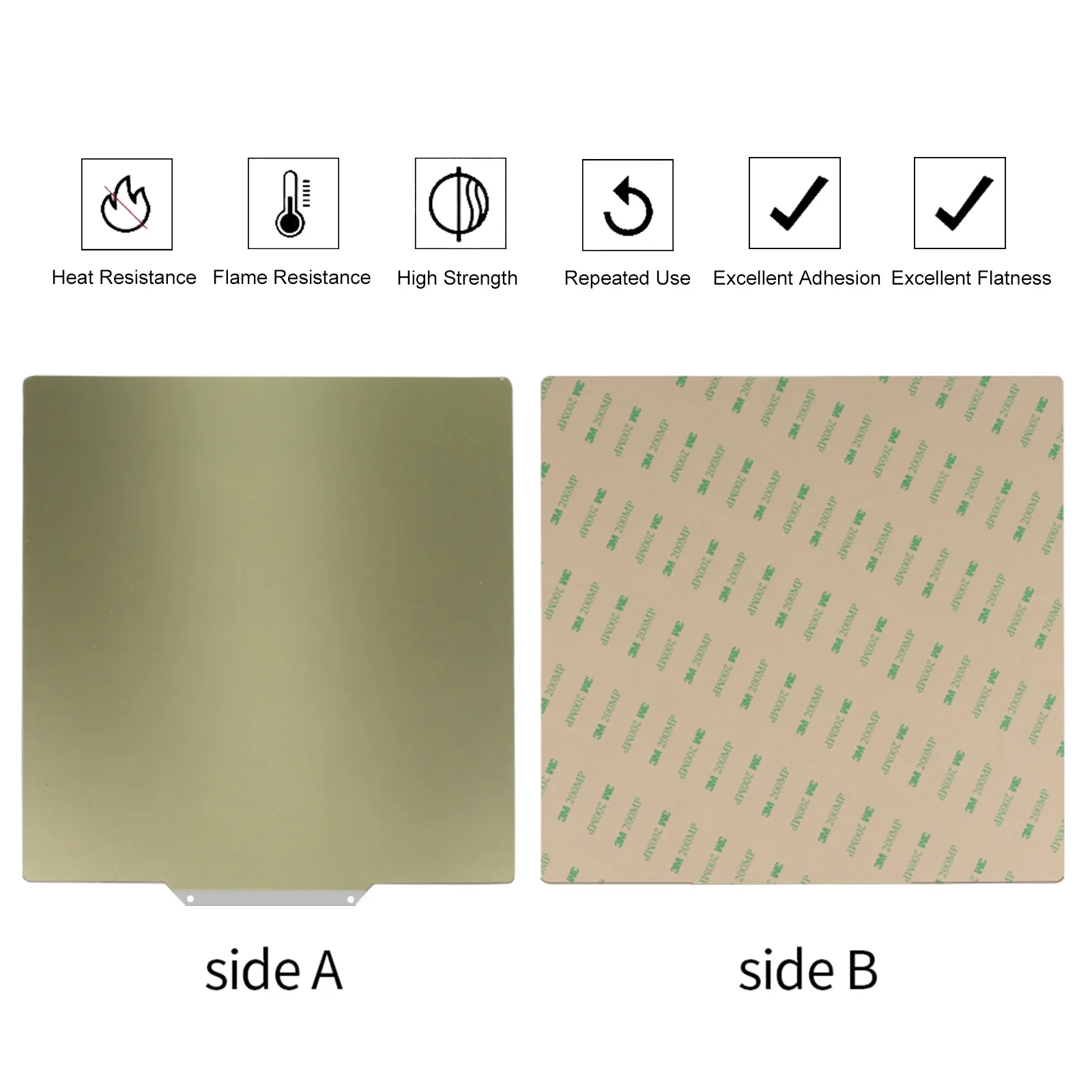 Новый обновленный пружинный стальной лист предварительно приложенный PEI +